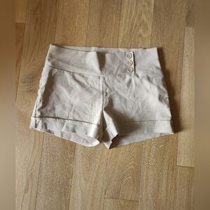 CANDY COUTURE | Camel coloured dress shorts
